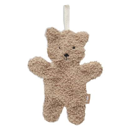 Attache tétine doudou bear ours - Camel Biscuit