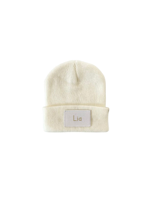 Bonnet ENFANT Lait - Rectangle Blanc