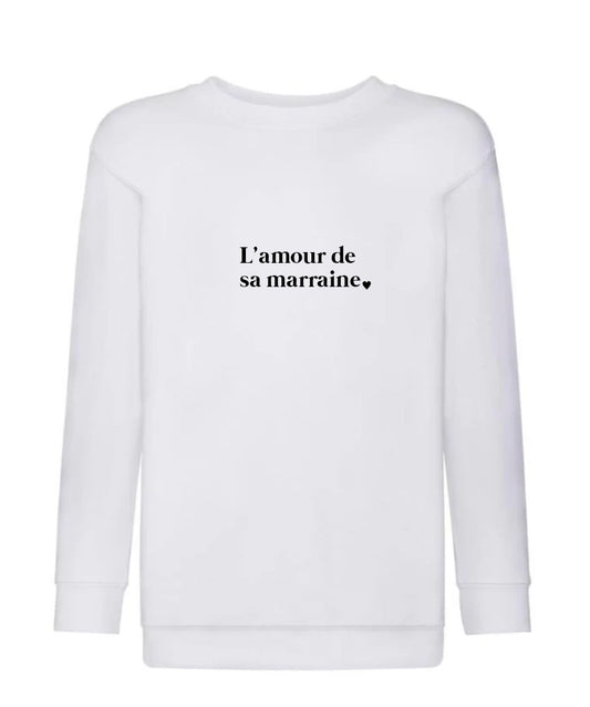 Sweat Enfant "L'amour de" - De 1 an à 6 ans