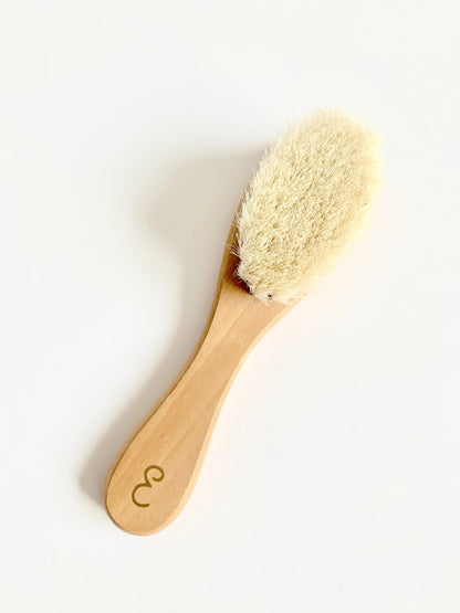 Brosse en bois Initiale À personnaliser