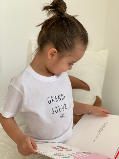 Tee shirt GRANDE SOEUR./GRAND FRÈRE.