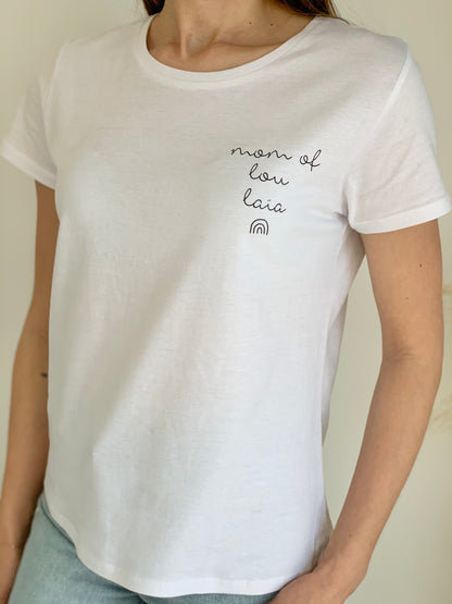 Tee shirt "Mom of + prénom(s)"