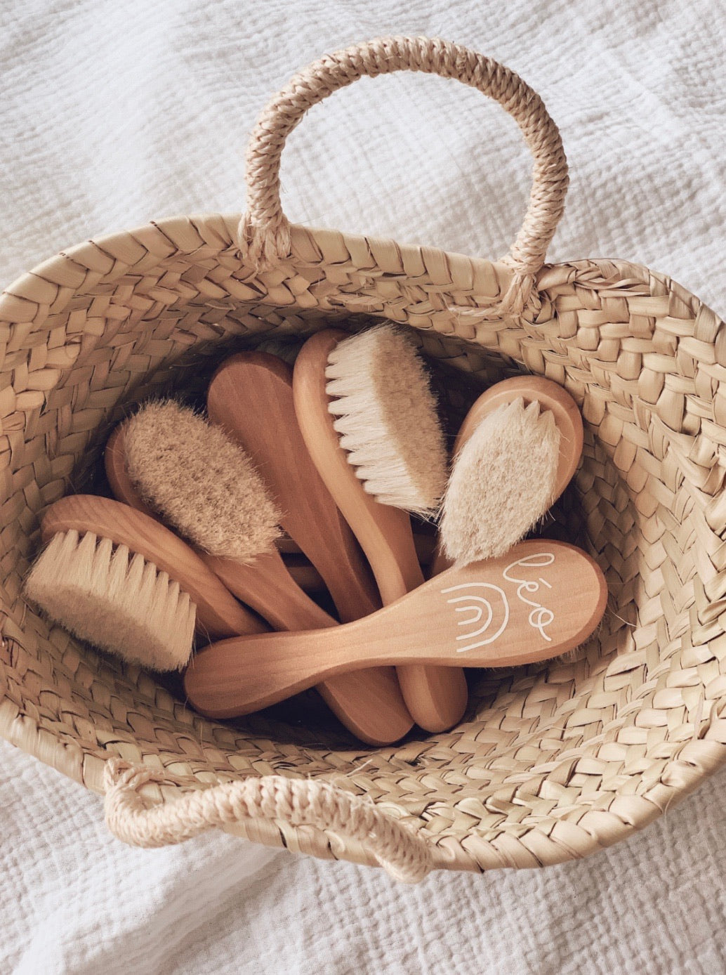 Brosse en bois Prénom À personnaliser