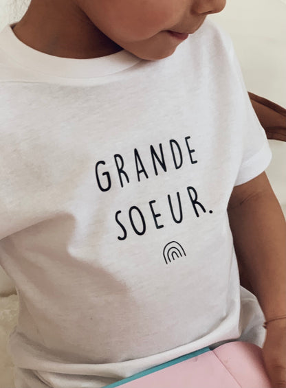 Tee shirt GRANDE SOEUR./GRAND FRÈRE.