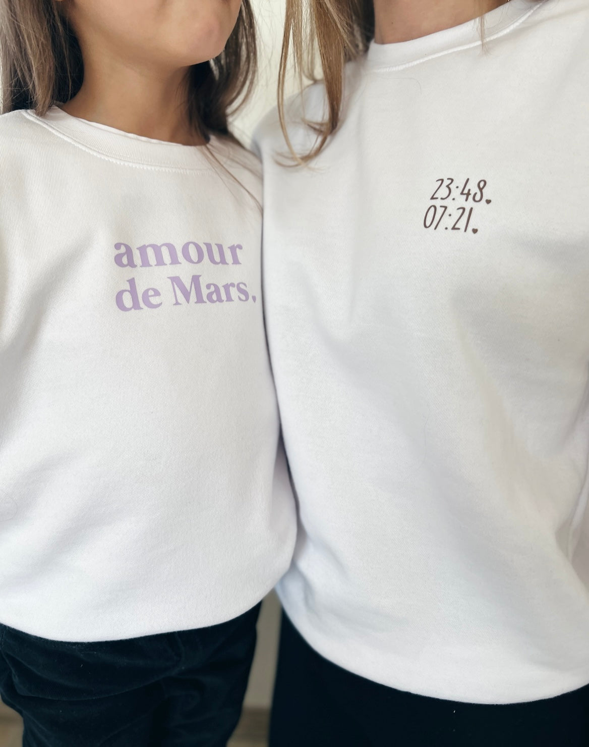 Sweat Femme + Heure de naissance de l'enfant