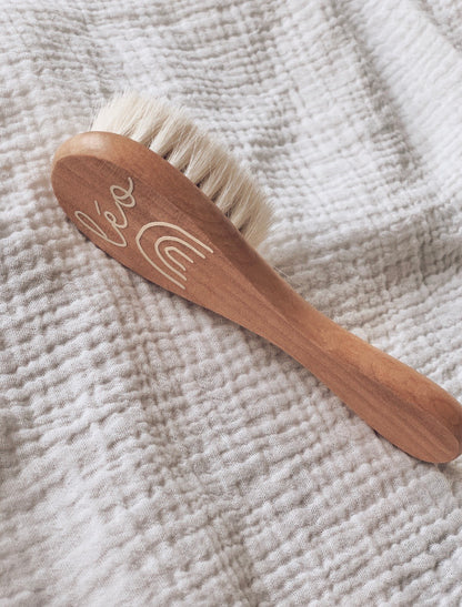 Brosse en bois Prénom À personnaliser